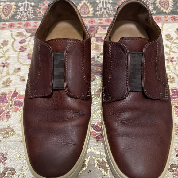 Frye Shoes Men Size 10 Brown Casual Sneaker Leather Style 7200043 - Picture 3 of 10